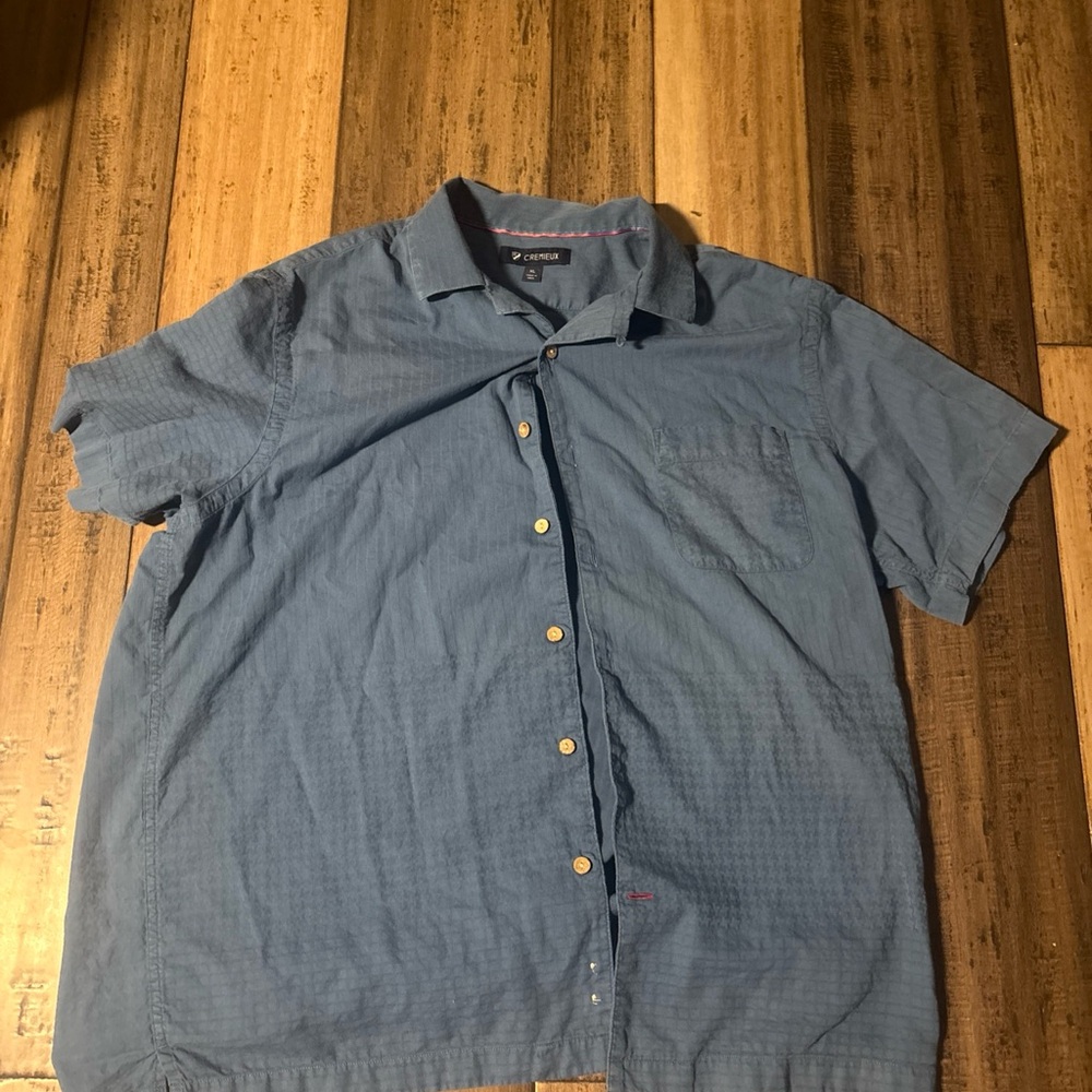 Daniel Cremieux Casual Blue Button Down Shirt